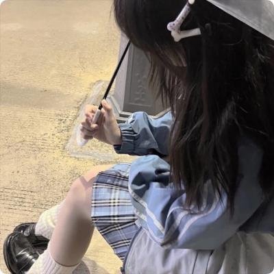 头发松散